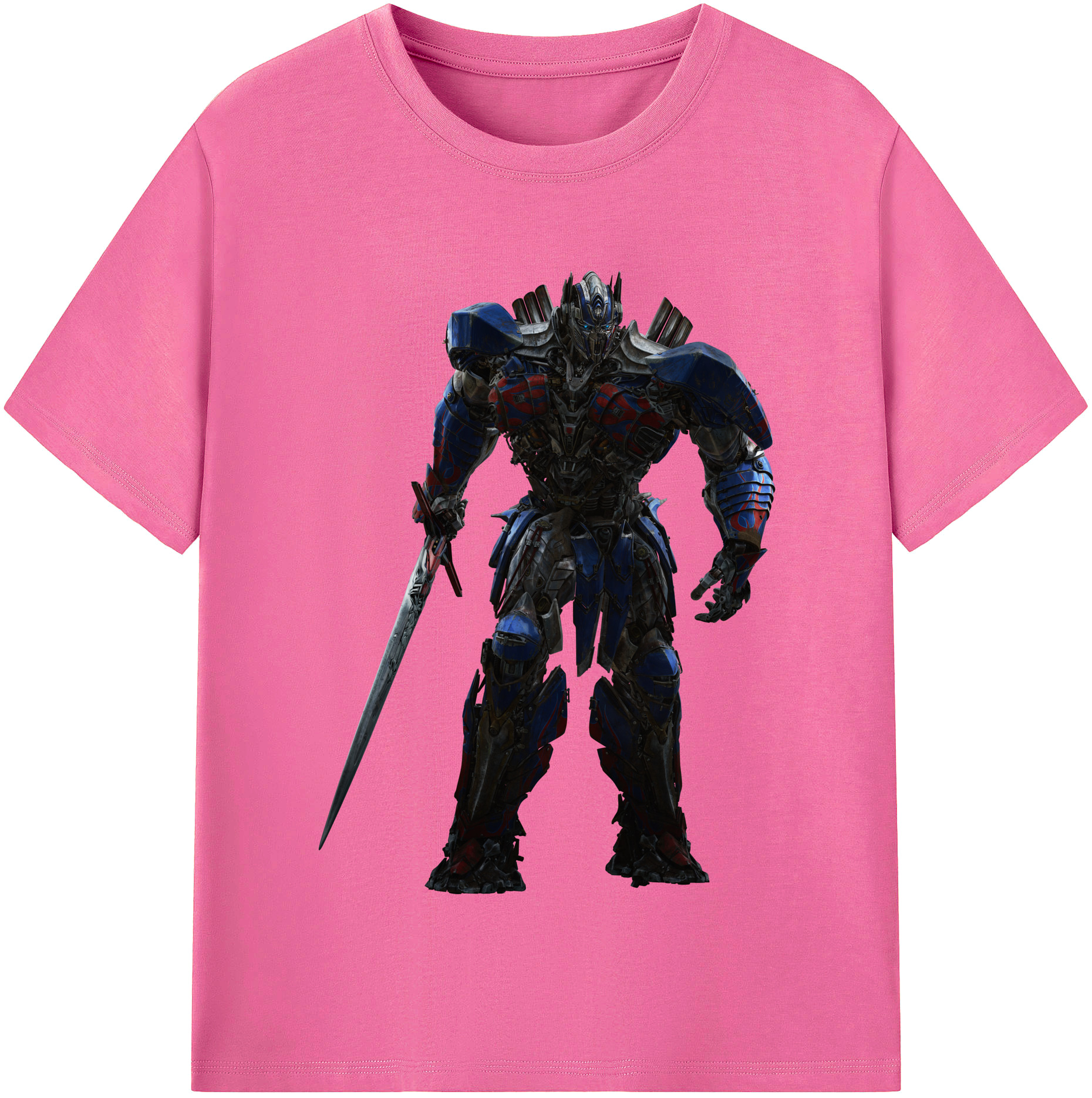 （画像用）  レディースカジュアルプリントTシャツ（綿100％）